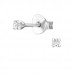 2mm Round 4 Prong Sterling Silver Basic Ear Studs with Cubic Zirconia