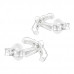 Silver Cross Ear Studs with Cubic Zirconia