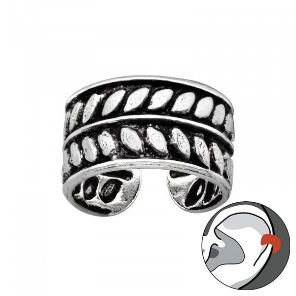 ★SENTIMENTS★ NO.280 [SILVER] EARCUFF NO.280 [BLACK] EARCUFF - SENTIMENTS | 60% - Asian Fashion