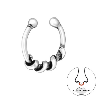 Silver Bali Nose Clip