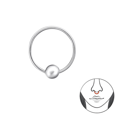 Nose Ring Sterling Silver Nose Studs and Clip