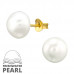 Fresh Water Pearl 10mm Ear Studs