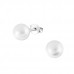 Glass Pearl 6mm Ear Studs