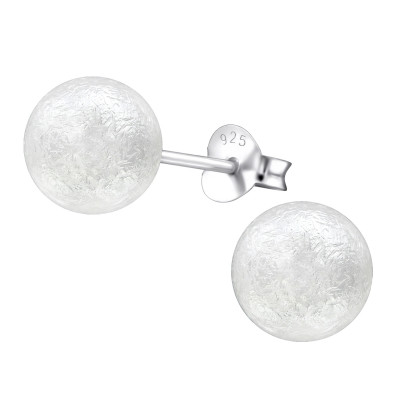 Synthtic Pearl 8mm Ear Studs