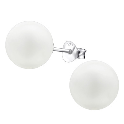 Synthtic Pearl 10mm Ear Studs