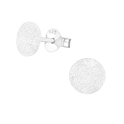 Silver Ball Ear Studs