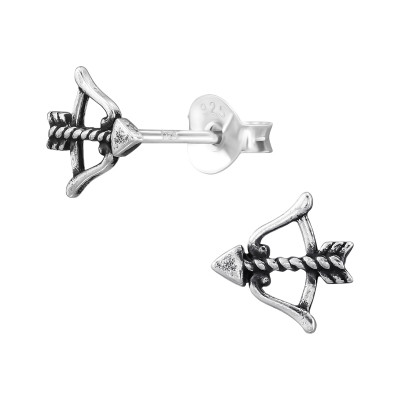 Arrow Sterling Silver Ear Studs