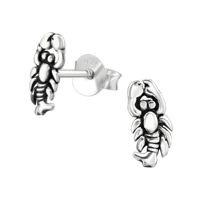 Silver lobster Ear Studs