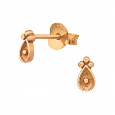 Silver Antique Ear Studs