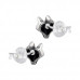 Silver Fox Ear Studs