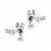 Silver Lobsters Ear Studs