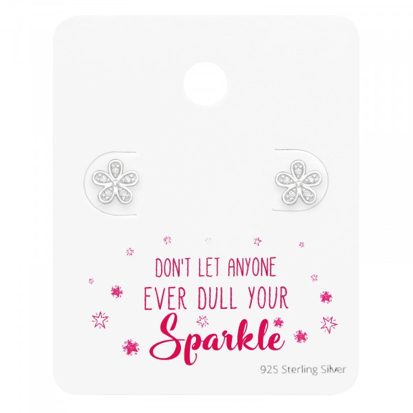 Sterling Silver CZ Do Not Let Anyone Dull Your Sparkle Necklace Sterling Silver CZ Do Not Let Anyone Dull Your Sparkle Necklace