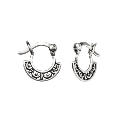 Bali Sterling Silver Bali Hoops