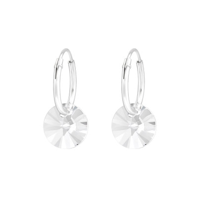 Xillion Sterling Silver Earrings with Genuine European Crystal