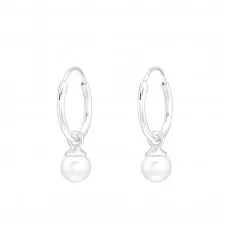 Pearl 5 pair Wholesale Lots 925 Sterling Silver Plated Earrings Lot-26-254
