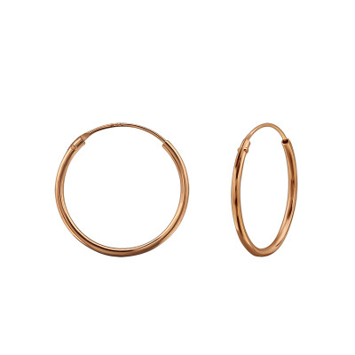 Silver 18mm Ear Hoops