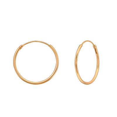 Silver 20mm Ear Hoops