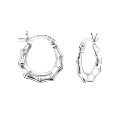 Silver 22mm Ear Hoops with French Lock