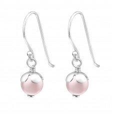 ☆ENGBROX☆ silver925harmony pearl earring EBEA23005 Bezeled Pearl Stud Earrings - Silver - Men's Pearl Earrings