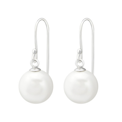 Synthetic Pearl 10mm Earrings