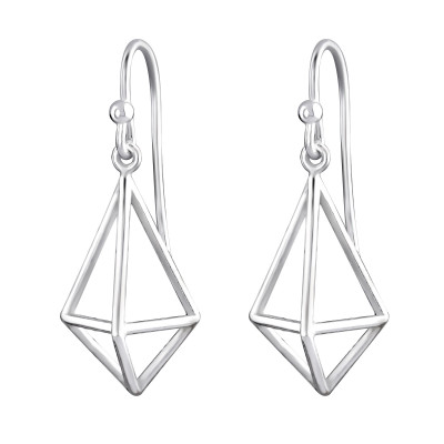 Silver Geometric Earrings