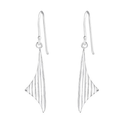 Diamond Cut Sterling Silver Earrings