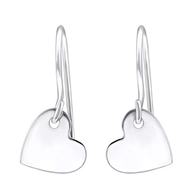 Silver Heart Earrings