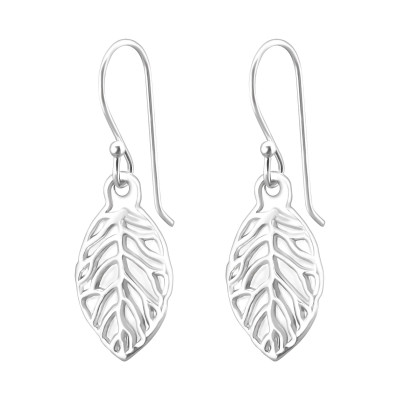 Silver Leaf Earrings