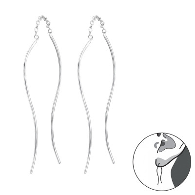 Silver Wire Earrings