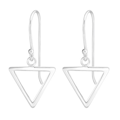 Triangle Sterling Silver Earrings