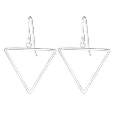 Triangle Sterling Silver Earrings