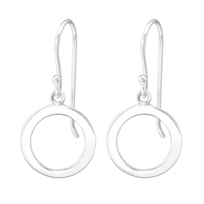 Silver Circle Earrings