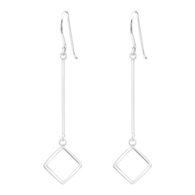 Silver Geometrical Earrings