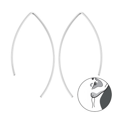 Silver Wire Earrings