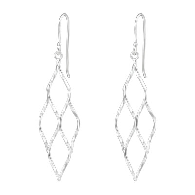 Geometric Sterling Silver Earrings