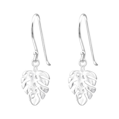 Silver Leaf Earrings