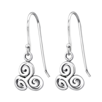 Silver Celtic Earrings