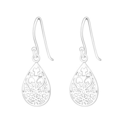 Silver Drop Earrings