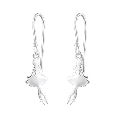 Silver Ballerina Earrings