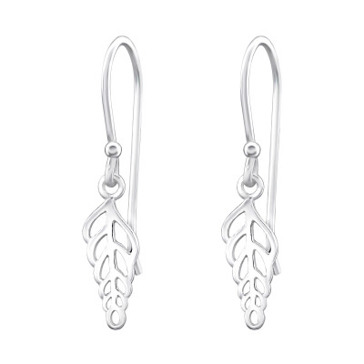 Silver Leaf Earrings