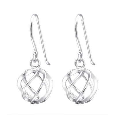 Silver Knot Earrings