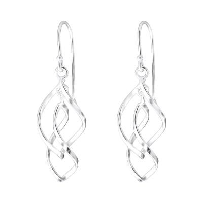 Twist Sterling Silver Earrings