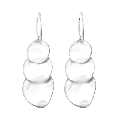 Flowing Water Sterling Silver Earrings