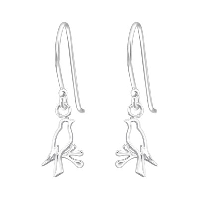 Birds Sterling Silver Earrings