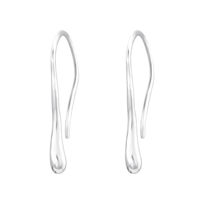 Silver Plain Earrings