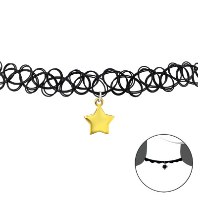 Star Sterling Silver Choker