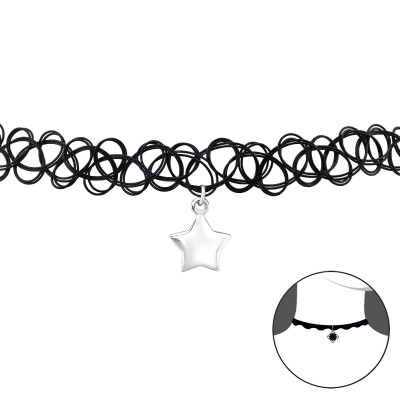 Star Sterling Silver Choker