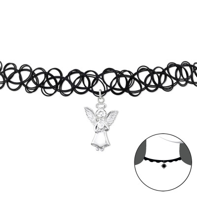 Angle Sterling Silver Choker