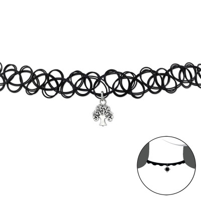 Celtic Tree Of Life Sterling Silver Choker