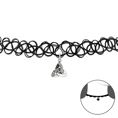 Celtic Knot Sterling Silver Choker